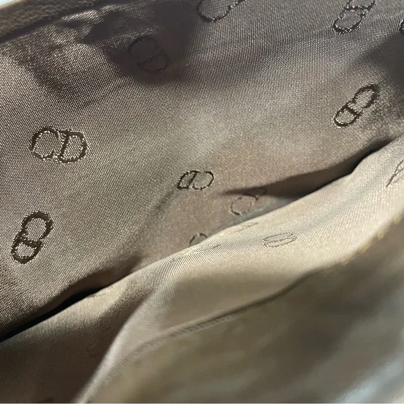 Vintage Dior Brown Leather Wallet with Dior Signature Logo - Picture 5 of 10